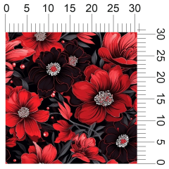 OB Metráž květy náš tisk na objednávku – výběr z materiálů