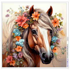 OB Panel k ušití  - dekorativní polštář - kůň výběr z variant