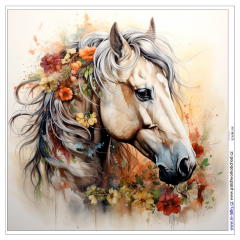 OB Panel k ušití  - dekorativní polštář - kůň výběr z variant