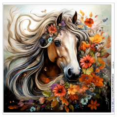 OB Panel k ušití  - dekorativní polštář - kůň výběr z variant