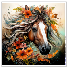 OB Panel k ušití  - dekorativní polštář - kůň výběr z variant