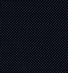 BV Vánoční plátno - zlaté puntíčky na tmavě modré 100% bavlna - dovoz EU