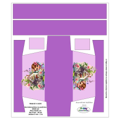 Panel k ušití - Malá kabelka/kosmetická taštička Jana - Výmarský ohař (4)