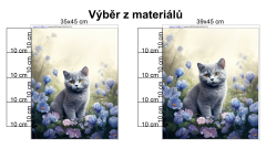 Panel 35-39 x 45 cm (více v popisu produktu) gothic kočka (2)
