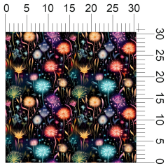 OB Metráž  magické pampelišky náš tisk na objednávku – výběr z materiálů