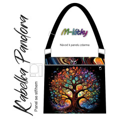 OB Panel k ušití - Crossbody kabelka Pandora - Strom života vlastní tisk na objednávku - výběr z variant