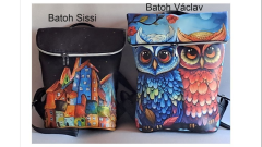 Panel se střihem -  Překlápěcí batoh Václav (2)