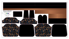 B - Panel k ušití - Tříkomorová kabelka Karla - střih Stilla Art (Marcela Bednářová) - ornamenty (3)