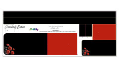 B - Panel k ušití - Set tříkomorých crossbody kabelek Babies - střih Stilla Art (Marcela Bednářová) - vlčí máky (4)