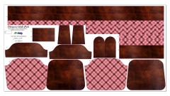 B - Panel k ušití - Tříkomorová kabelka Karla - střih Stilla Art (Marcela Bednářová) - vážky na květech (3)