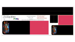 B - Panel k ušití - Set tříkomorých crossbody kabelek Babies - střih Stilla Art (Marcela Bednářová) - kočky (2)