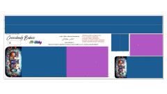 B - Panel k ušití - Set tříkomorých crossbody kabelek Babies - střih Stilla Art (Marcela Bednářová) -  sovy (2)