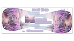 Panel k ušití  - Hobo bag  (nákupní taška) - sněhuláci (2)