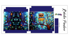 Panel k ušití - Crossbody kabelka Pandora - Provance - levandule (3)