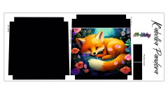 Panel k ušití - Crossbody kabelka Pandora - Pštros (2)