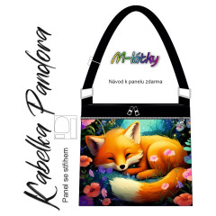 OB Panel k ušití - Crossbody kabelka Pandora - Liška vlastní tisk na objednávku - výběr z variant