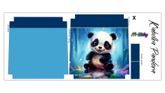 Panel k ušití - Crossbody kabelka Pandora - pampelišky (3)