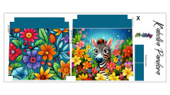 Panel k ušití - Crossbody kabelka Pandora - Pták (3)