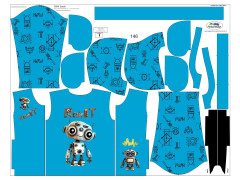 F - Panel dětská bunda Basic - fotbal (2)