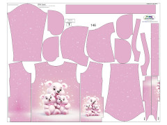 F - Panel dětská bunda Basic - Parní lokomotivy (2)