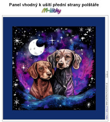 OB Panel k ušití  - dekorativní polštář - Psi výběr z variant