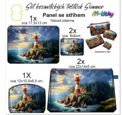 OB Panel - Set kosmetických taštiček Summer - Maják návod k panelu zdarma - více v popisu produktu