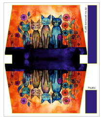 Panel - Kosmetická taštička Eliška kočky (4)