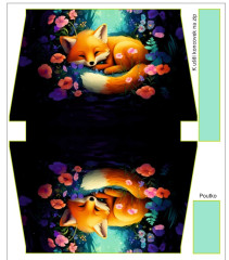 Panel - Kosmetická taštička Eliška - sovy (4)