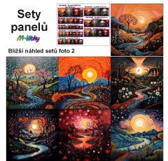 OB Set panelů dle výběru - Krajina na objednávku - výběr z rozměrů a materiálů - vzhled jednotlivých setů foto 2