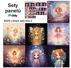 OB Set panelů dle výběru - Víla (víly) na objednávku - výběr z rozměrů a materiálů - vzhled jednotlivých setů foto 2