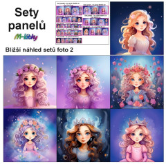 OB Set panelů dle výběru - Princezna (princezny) na objednávku - výběr z rozměrů a materiálů - vzhled jednotlivých setů foto 2