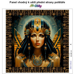 OB Panel k ušití  - dekorativní polštář - Starověký Egypt - Kleopatra výběr z variant