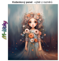 K OB - Koženkový panel - Dívka - koženka - vlastní UV tisk - výběr z rozměrů