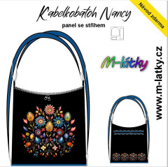 OB Panel Kabelkobatoh Nancy   - výběr z variant materiálu - Kabelkobatoh Nancy folklolrní květy kočárkovina