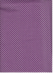 BL Drobné puntíky na tmavě fialové 100% bavlna šíře 140 cm