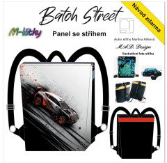 MOB D - Panel k ušití - Batoh Street - střih Martina Alblová - auto fotonávod v popisu produktu