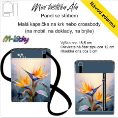 OB Panel - Taštička Ála (obal na mobil) - strelicie návod k panelu zdarma - více v popisu produktu