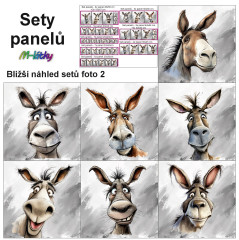 MOB Set panelů dle výběru - osel na objednávku - výběr z rozměrů a materiálů - vzhled jednotlivých setů foto 2