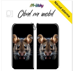 MOB Panel - obal na mobil Petr - myš - náš tisk na objednávku