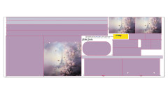 Panel se střihem -  Překlápěcí batoh Václav - vlčí máky (5)