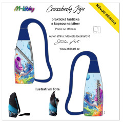 MOB B - Panel k ušití - Crossbody Jája - střih Stilla Art (Marcela Bednářová) - Tenisky fotonávod v popisu produktu