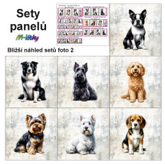 MOB Set panelů dle výběru - psi na objednávku - výběr z rozměrů a materiálů - vzhled jednotlivých setů foto 2