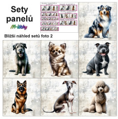 MOB Set panelů dle výběru - psi na objednávku - výběr z rozměrů a materiálů - vzhled jednotlivých setů foto 2