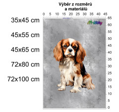 MOB Panel - výběr z rozměrů - Kavalír king Charles španěl Materiál - výběr z variant