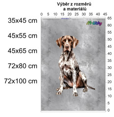 MOB Panel - výběr z rozměrů - Německý krátkosrstý ohař Materiál - výběr z variant