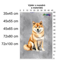 MOB Panel - výběr z rozměrů - Shiba Inu Materiál - výběr z variant