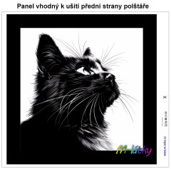 MOB Panel k ušití  - dekorativní polštář - kočky výběr z variant