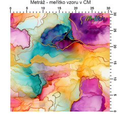 OB Vzor - magické marble výběr z variant materiálu - vlastní tisk na objednávku