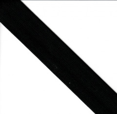 Pruženka (guma) galonová černá 40 mm šíře