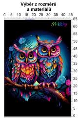 OB Panel - výběr z rozměrů - Sovy Materiál - výběr z variant